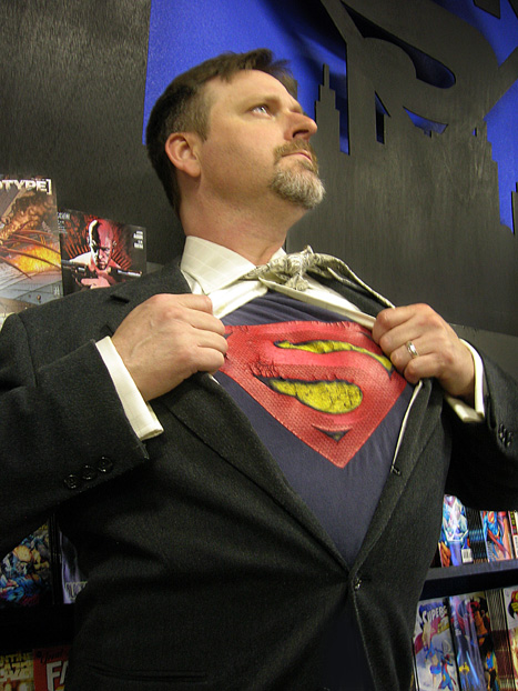 John Minton SUPERBAD: Atomic Comics John Minton saves the day for SA comic book fans.